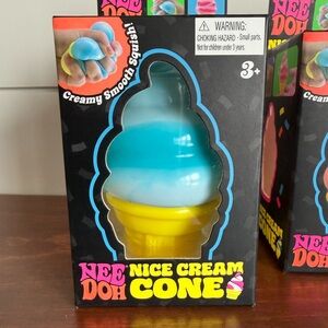 Blue Nee Doh Nice Cream Cone